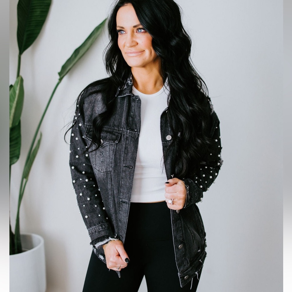 Penny Pearl Denim Jacket by Chelsea DeBoer